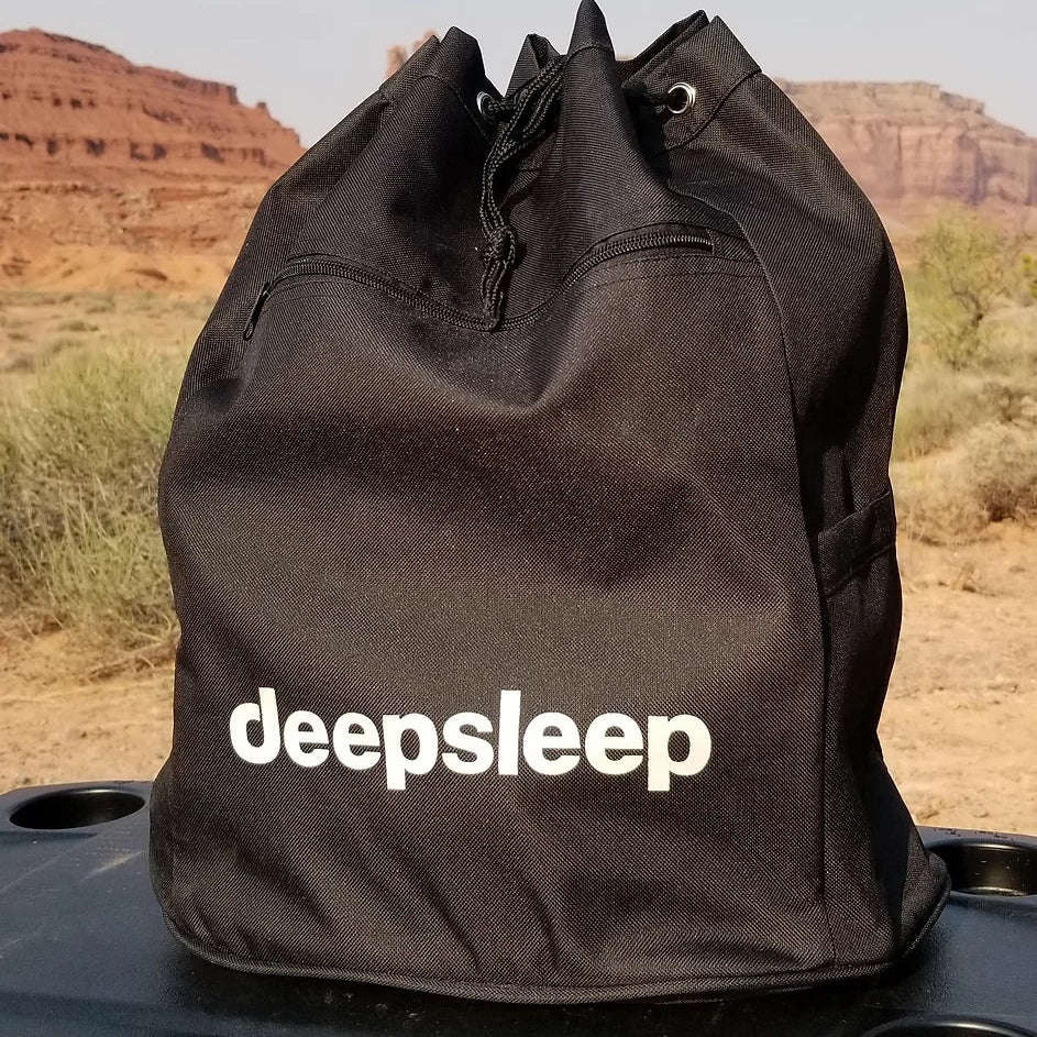 Deepsleep canvas carry bag (included with purchase of deepsleep mattress)