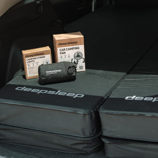 Deepsleep Full Solo Mats & Leveling Mats Set, Fan, Screens, and Lights Bundle