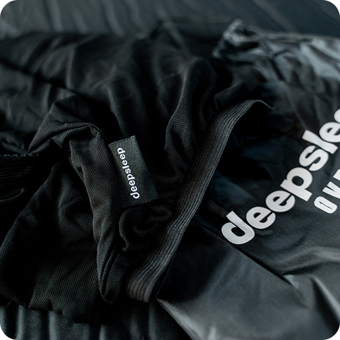 deepsleep overland car camping screens shown with storage bag