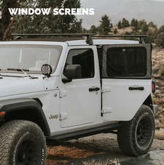 deepsleep Jeep Wrangler Window Screens